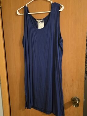 Simply Noelle Navy Sleeveless Dress - Size Xl